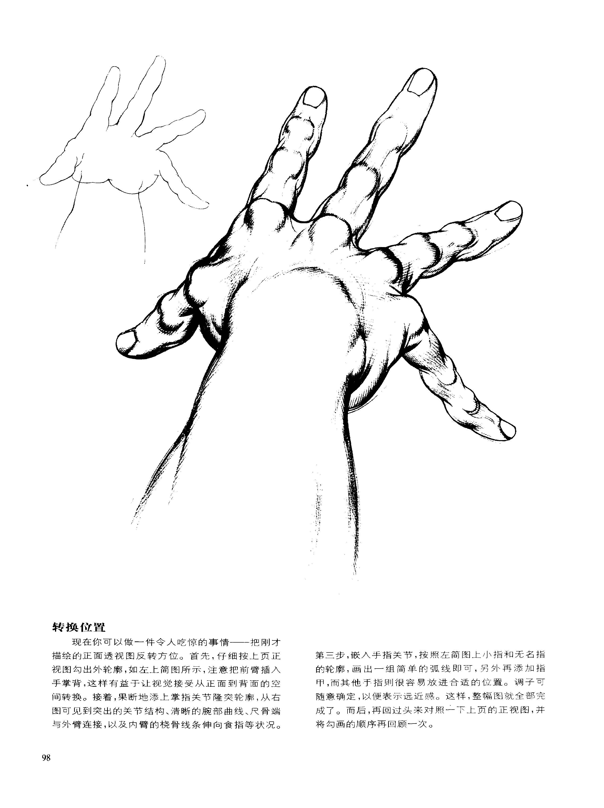 动态素描·手部结构 创造手的姿势 伯恩霍加思-搜狐大视野-搜狐新闻