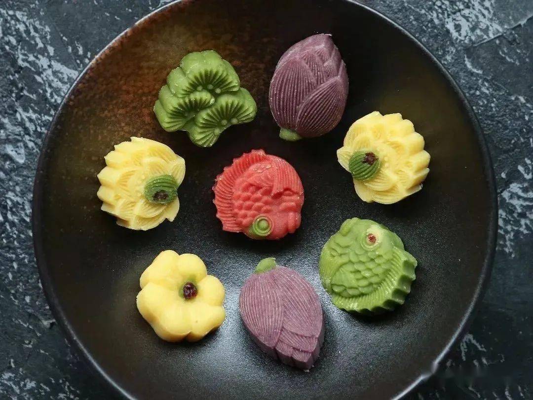 浙味道 |金华芳兰九畹精致的江南茶点…素手绿豆糕