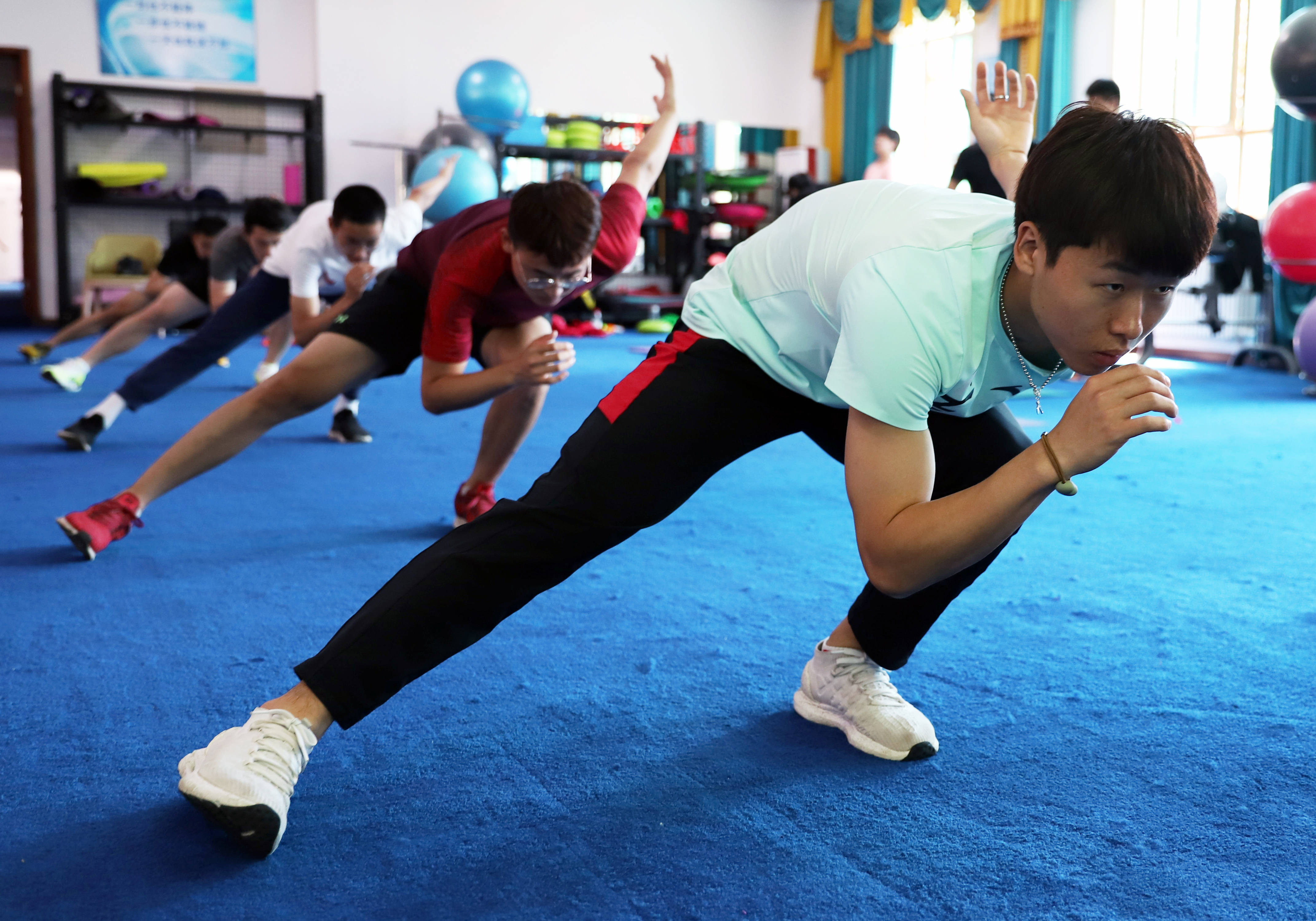 长春冬运中心冰雪项目运动队恢复训练