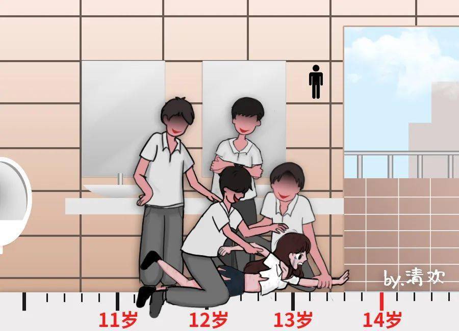 13岁女生被4男生"轮奸"细节曝光:好一个"未满14岁",让轮奸犯全身而退!
