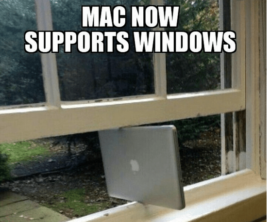 苹果电脑现在可以支持windows