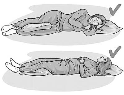 腰肌劳损的睡觉姿势图图片