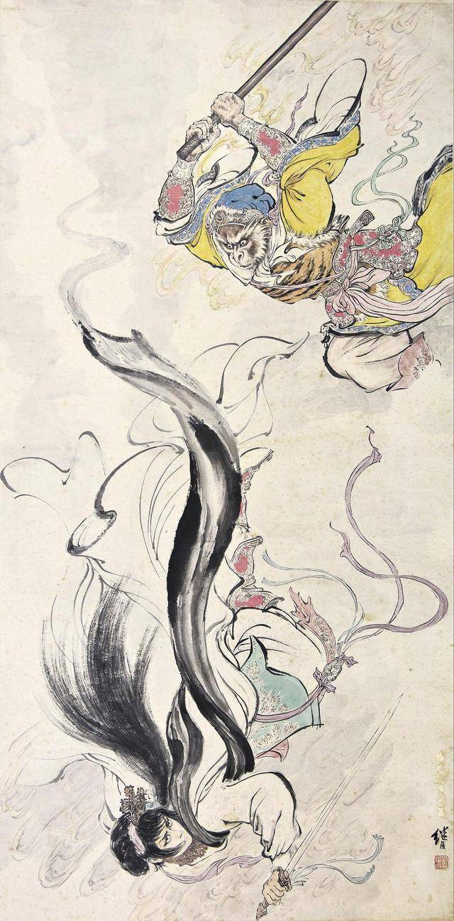 水墨动物插画师刘继卣67的作品欣赏