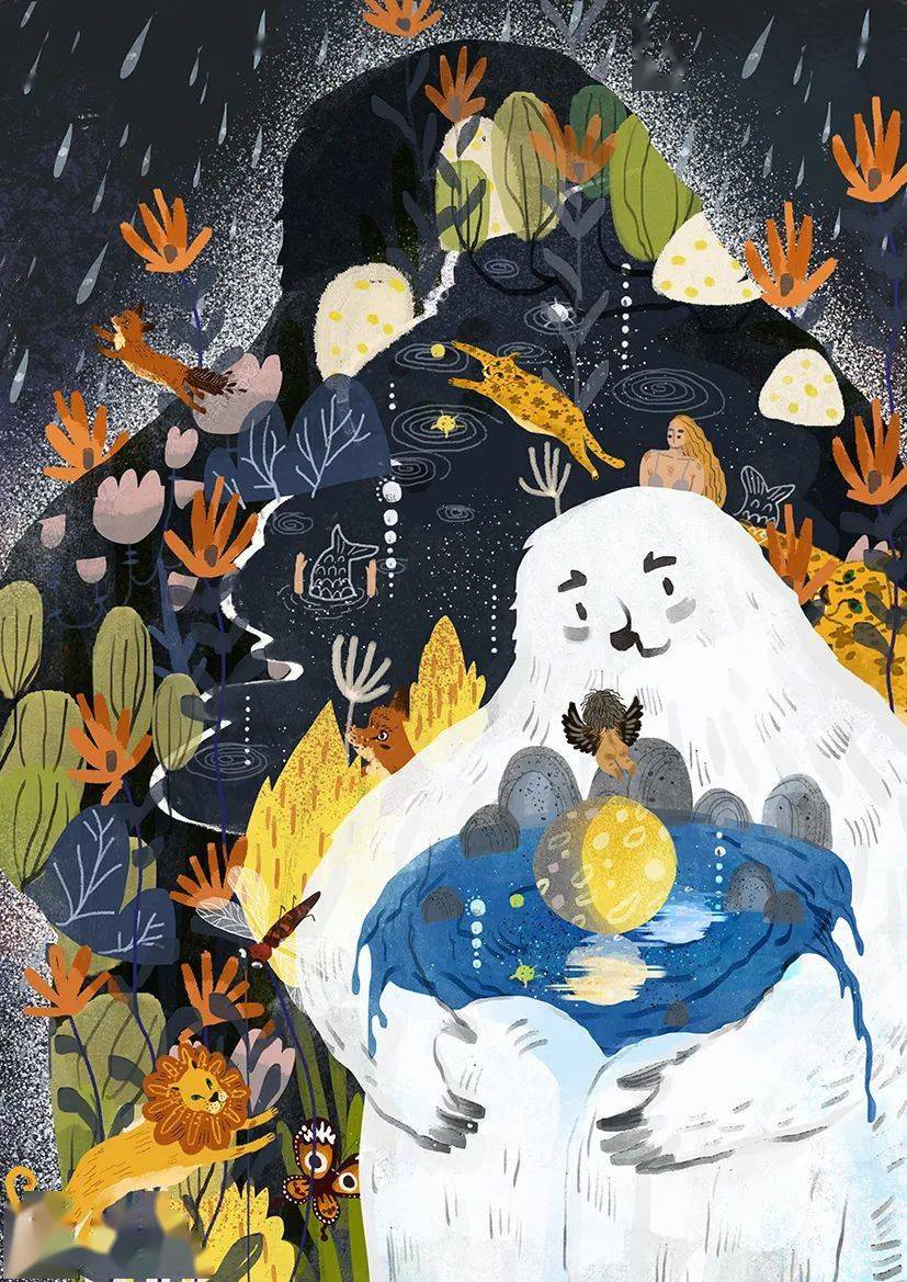 看了这些插画我灵感蹭蹭的往外冒