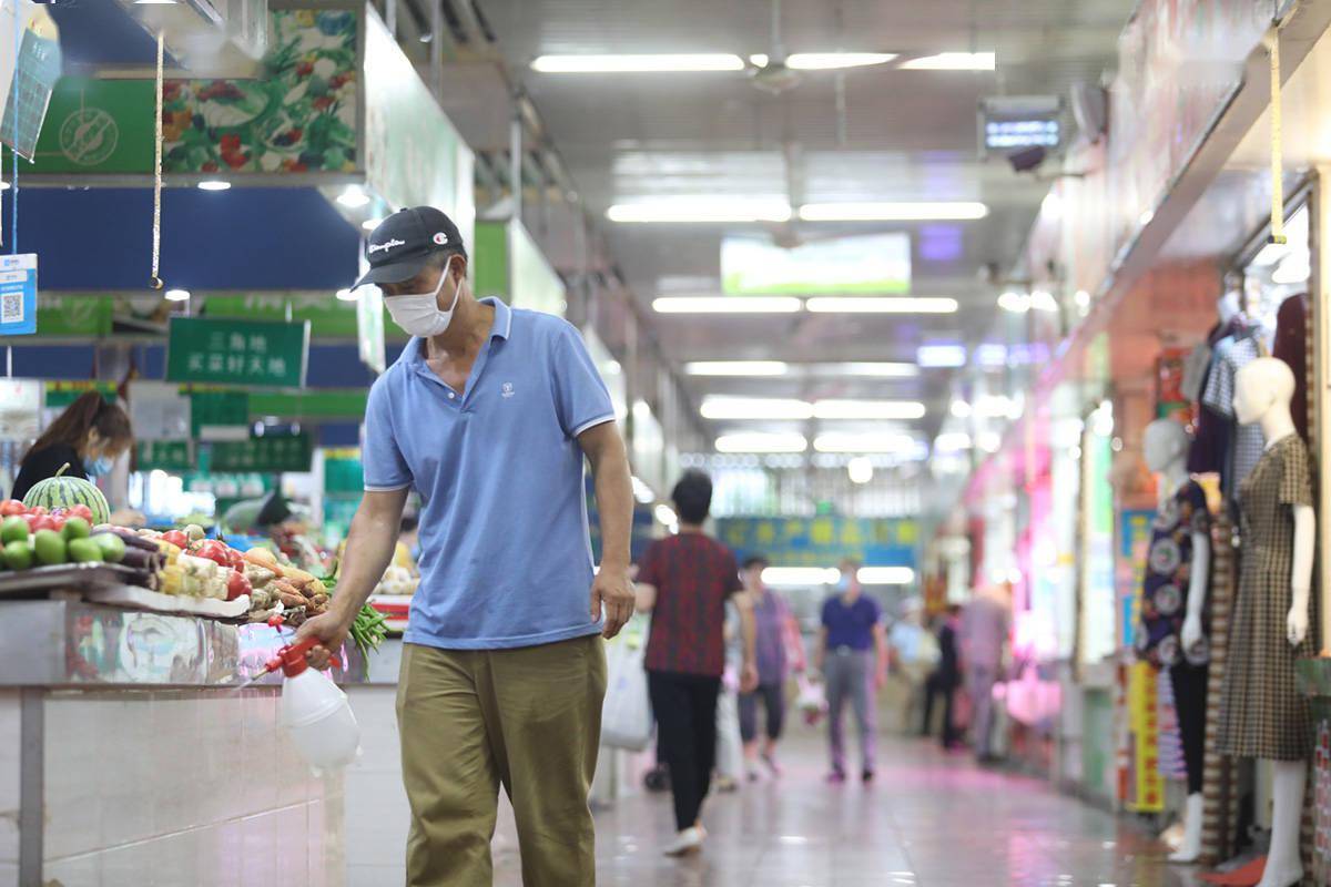 小菜场天天做保养市民买菜放心又笃定