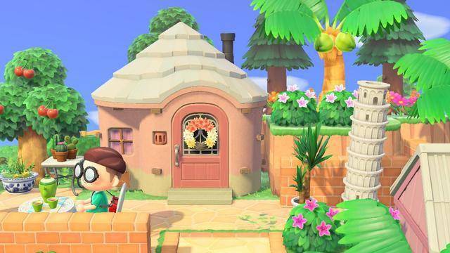 动物森友会:家园分享 安排在海边的两栋小屋