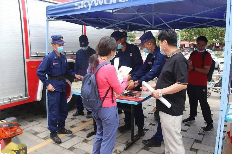 此次活動,大隊有聲勢又有實效的開展宣傳教育活動,強化市民消防安全