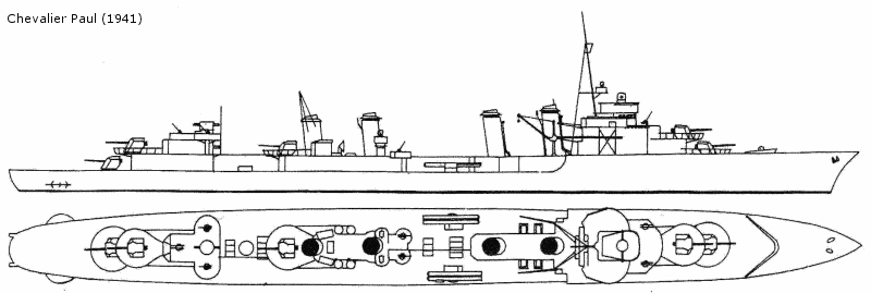 二战中法国全军覆没的18艘四烟囱超级驱逐舰