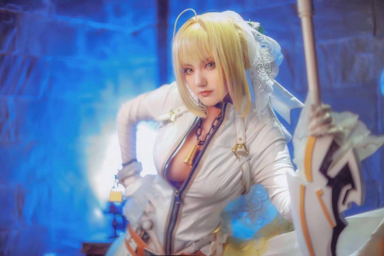 fgo·尼祿 花嫁初始ver cosplay