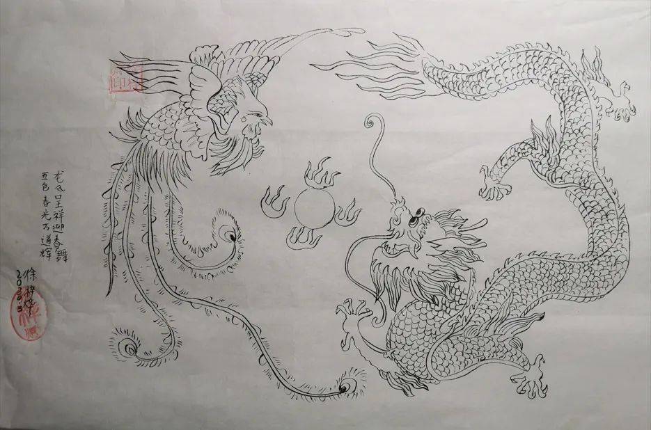 题目:龙凤呈祥迎春舞作者:徐梓烨年龄:8岁选送老师:赵琼题目:中国龙