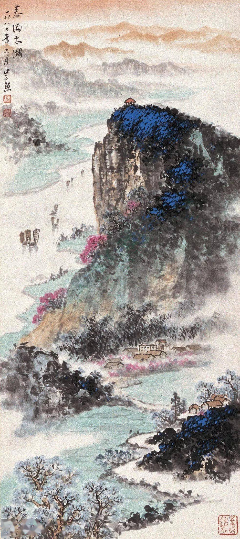 魏紫熙谈南北方山水画吴冠中的笔还没有压下去