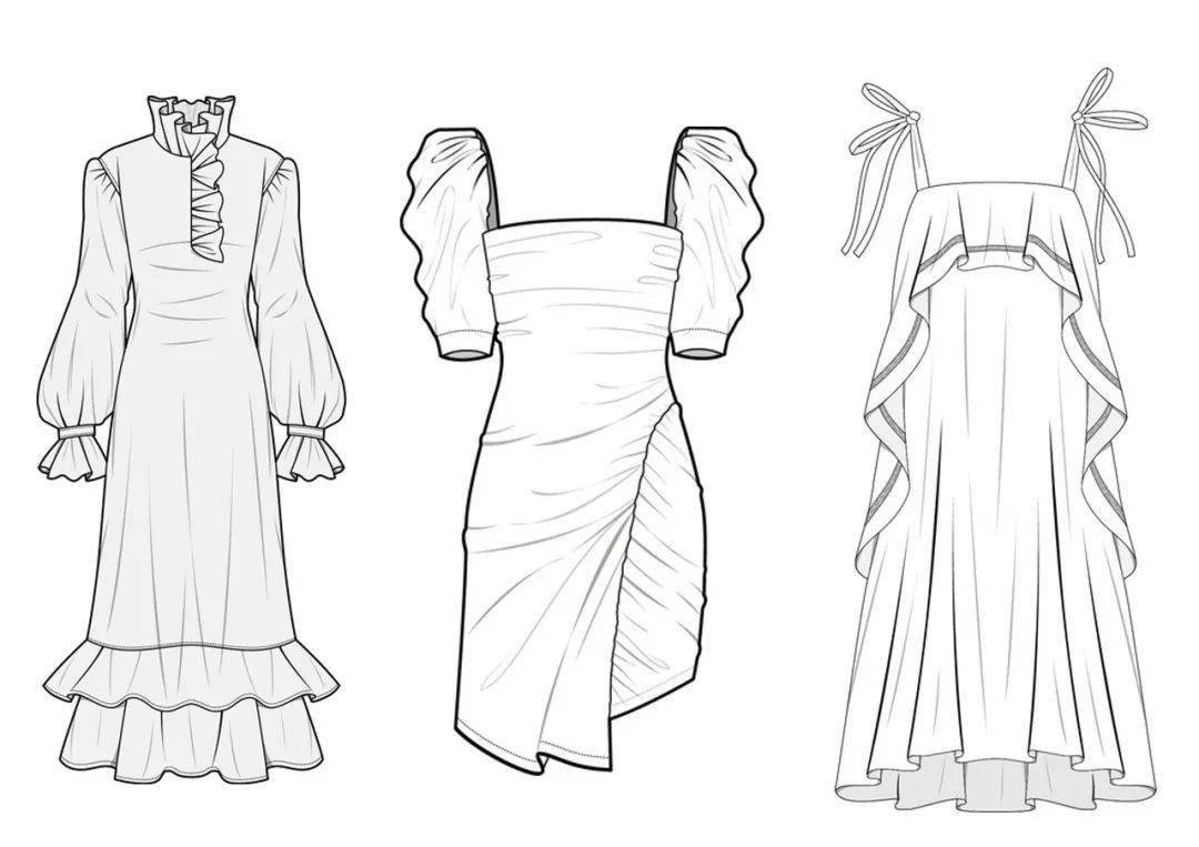 服装系列效果图电脑绘画视频不看可惜了