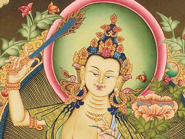 佛经上说文殊菩萨是万佛之母燃灯古佛的师傅释迦牟尼的师祖