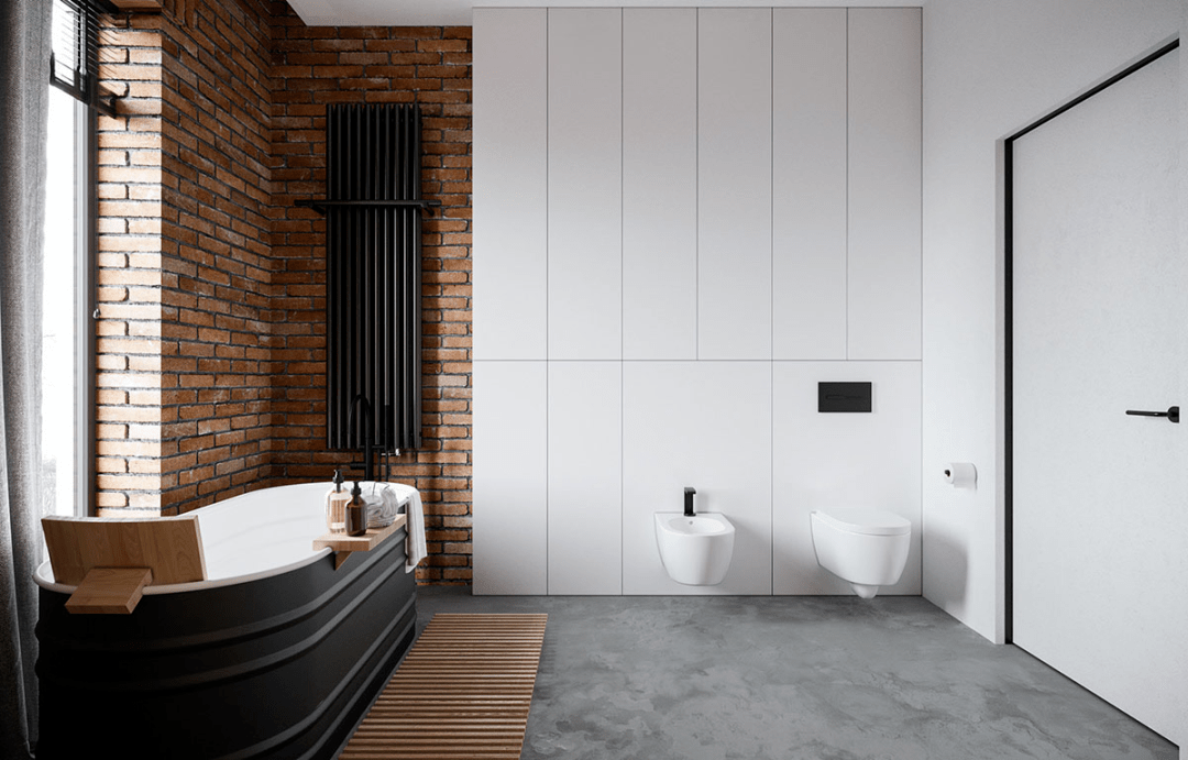 砖墙 木饰面,工业风这样设计超有范