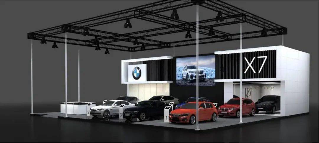 宝马展位