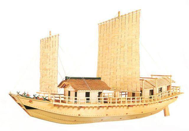 古代日本"遣明船"示意图8,遣明船.