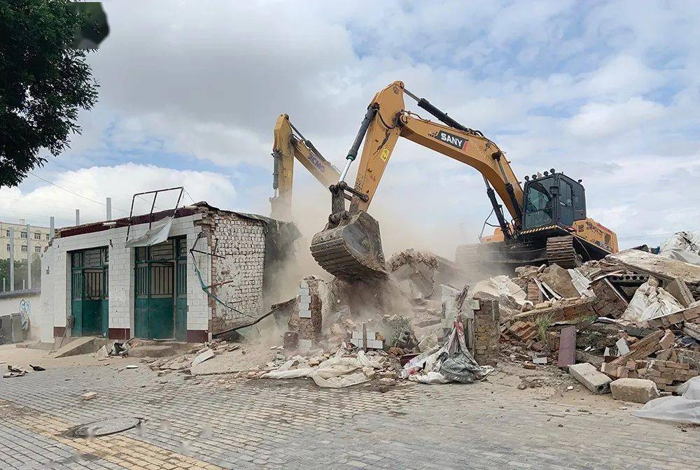 固原多部门联合执法,依法拆除400平米已被征收房屋