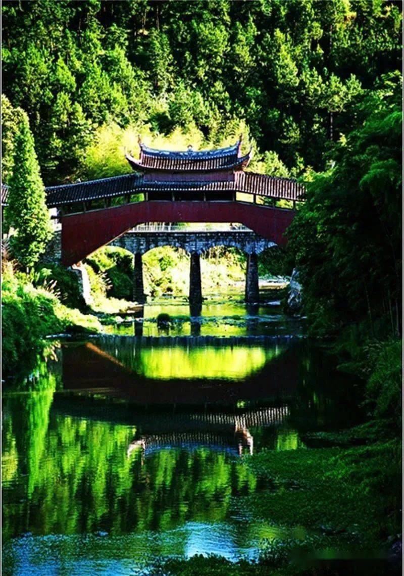 【考向预测】传统文化代表木拱廊桥,是"桥上建廊,以廊护桥,桥廊一体"