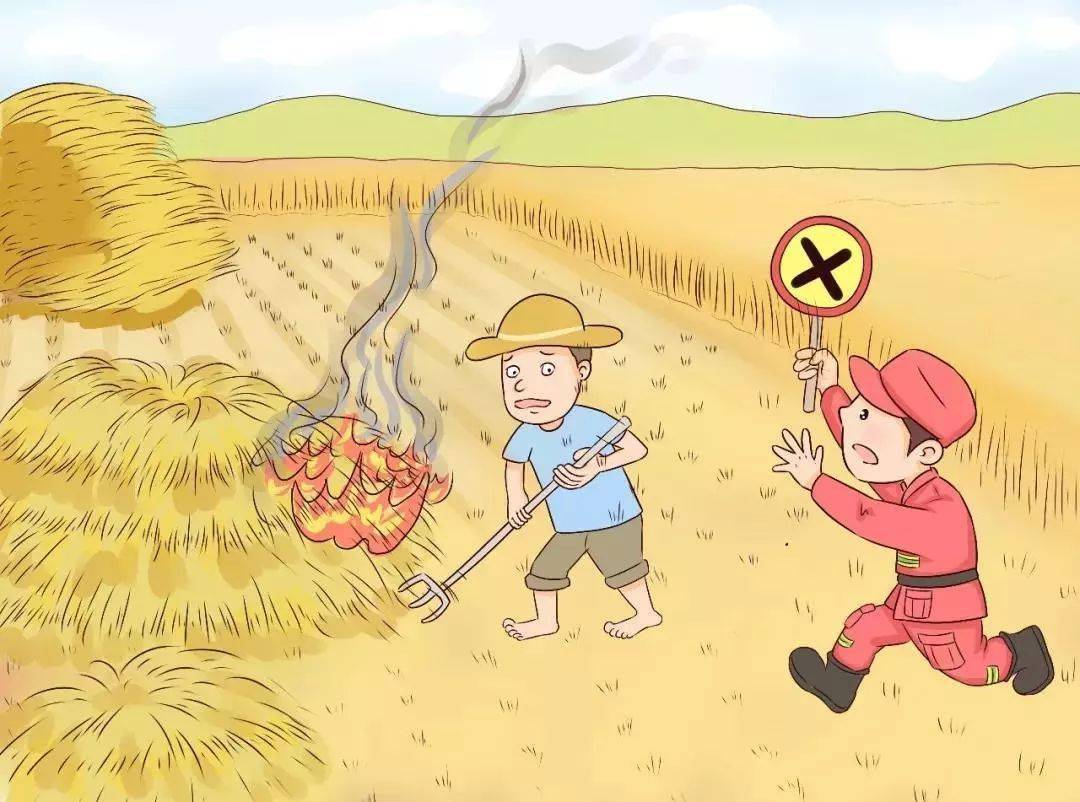 赶紧get漫画中的森林防火小知识_火灾