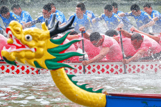 端午节,上海人是怎么赛龙舟的?