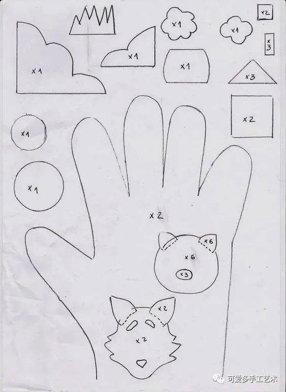 妈妈给孩子做的指偶听起故事来立马变得更有趣味