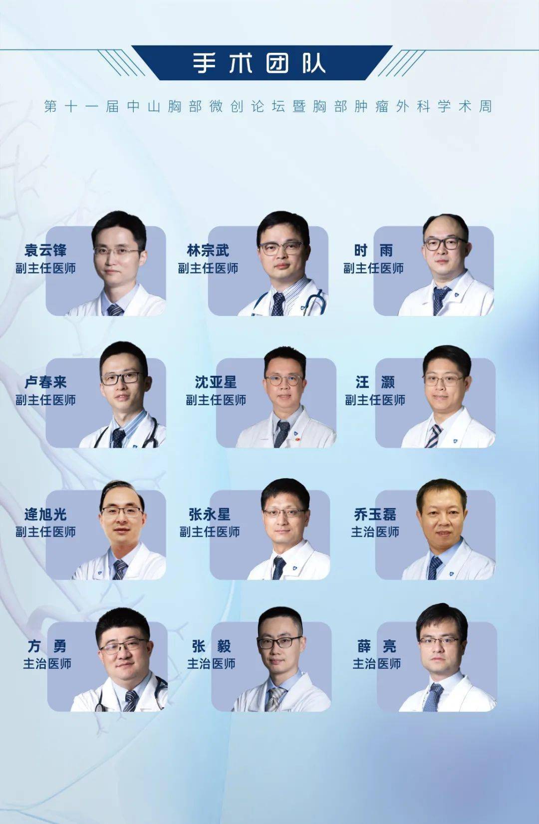 【6月29日-7月4日】第十一届中山胸部微创论坛暨胸部肿瘤外科学术周