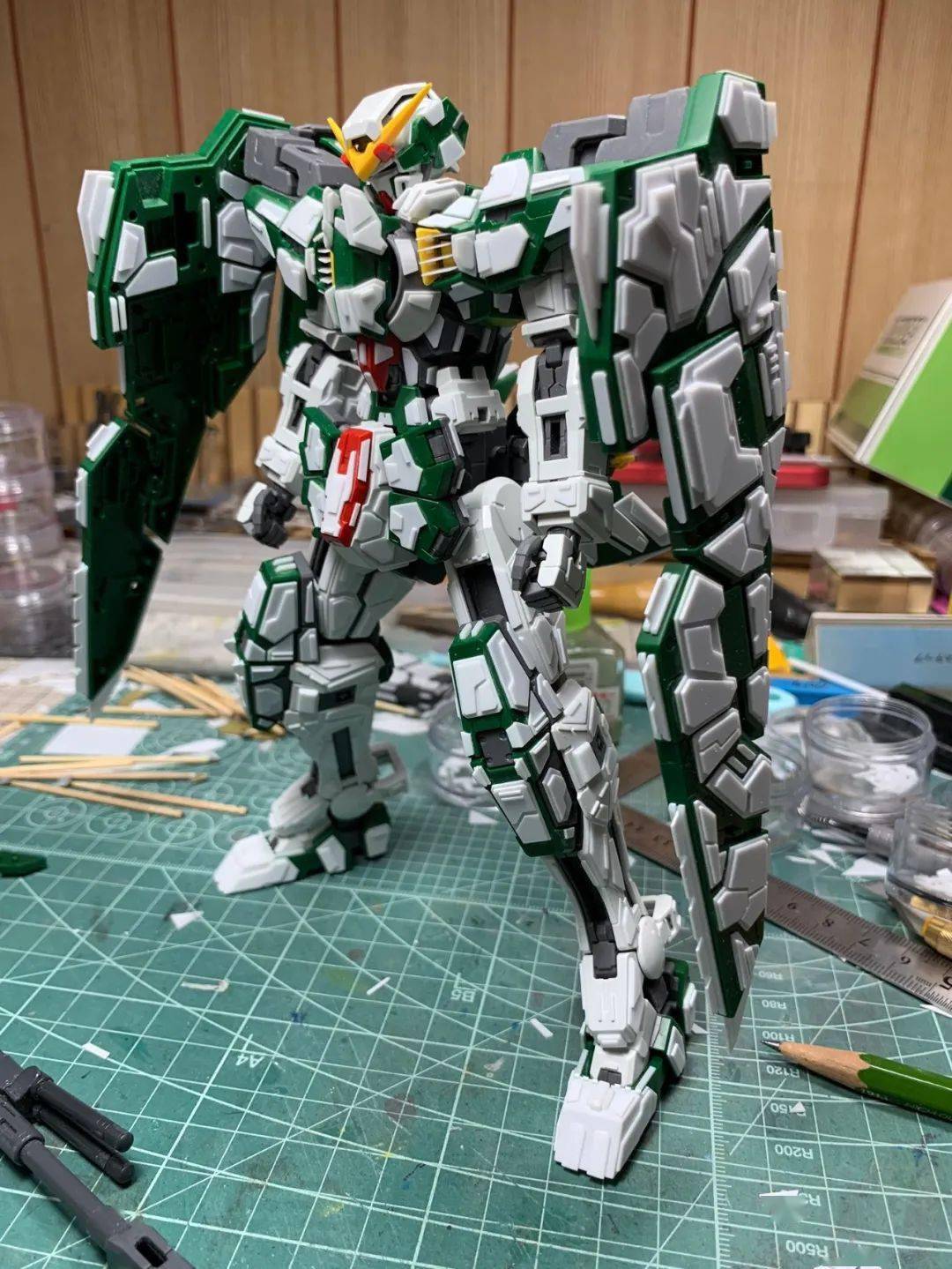 超650片胶板细节追加,这个mg力天使的改造真是丧心病狂!