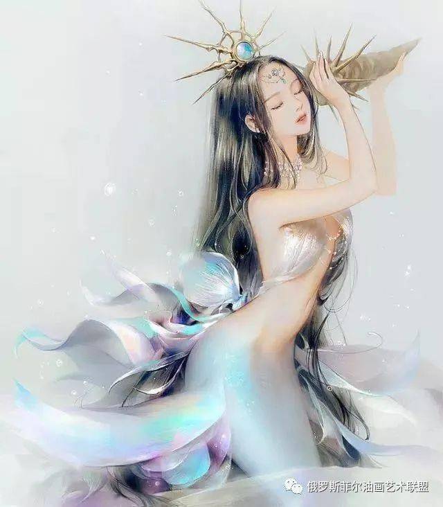 仙气逼人通透唯美莫非这位韩国神仙画手画的是小仙女