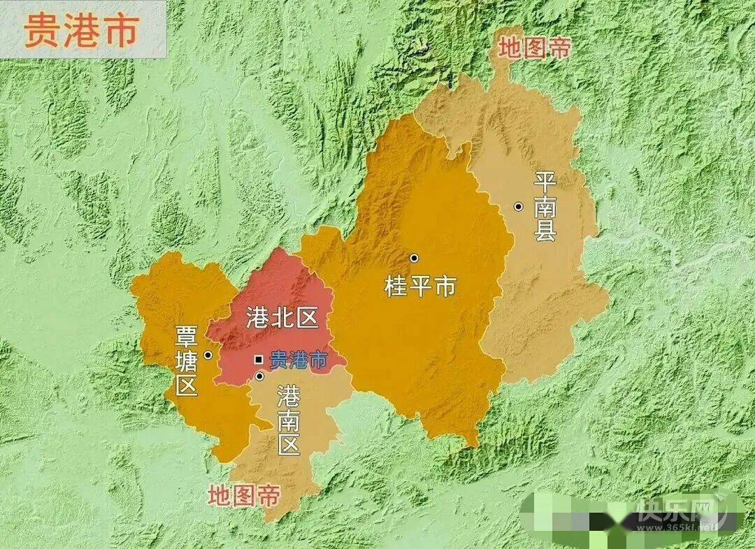 广西贵港市港北区地图图片