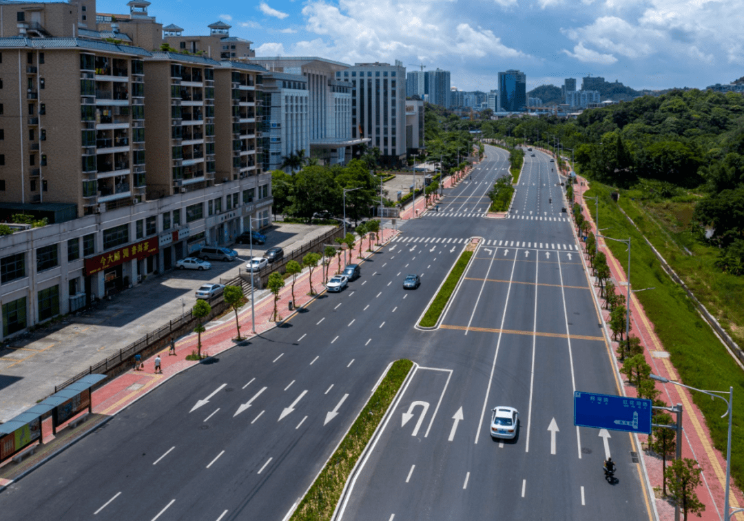 惠州又一道路拓宽改造工程完工,市西出口片区交通拥堵将缓解