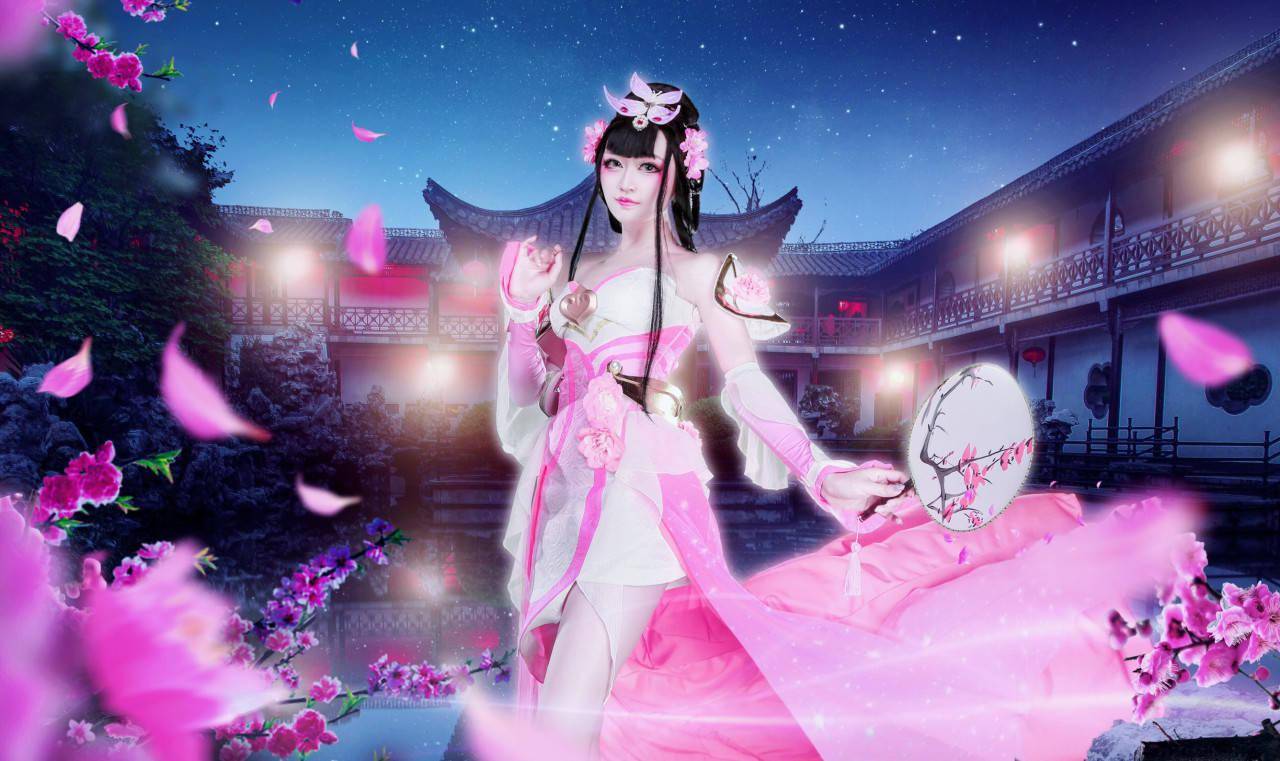王者荣耀 甄姬游园惊梦cosplay