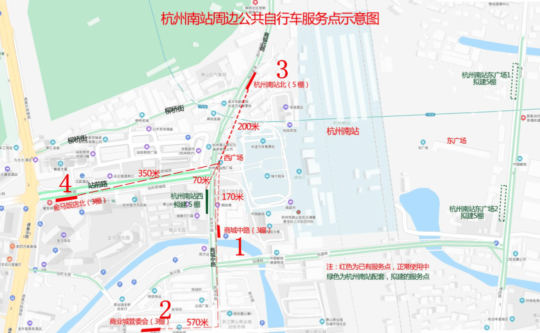 杭州南站示意图图片
