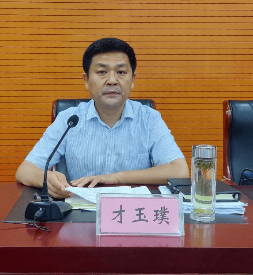 书记,县总河长才玉璞,市河长办常务副主任,市水利局四级调研员李宝龙