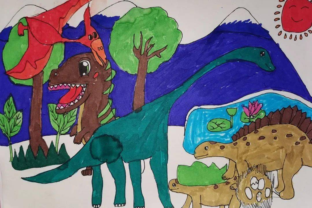 彩色的梦康宁小学美术书法学科展