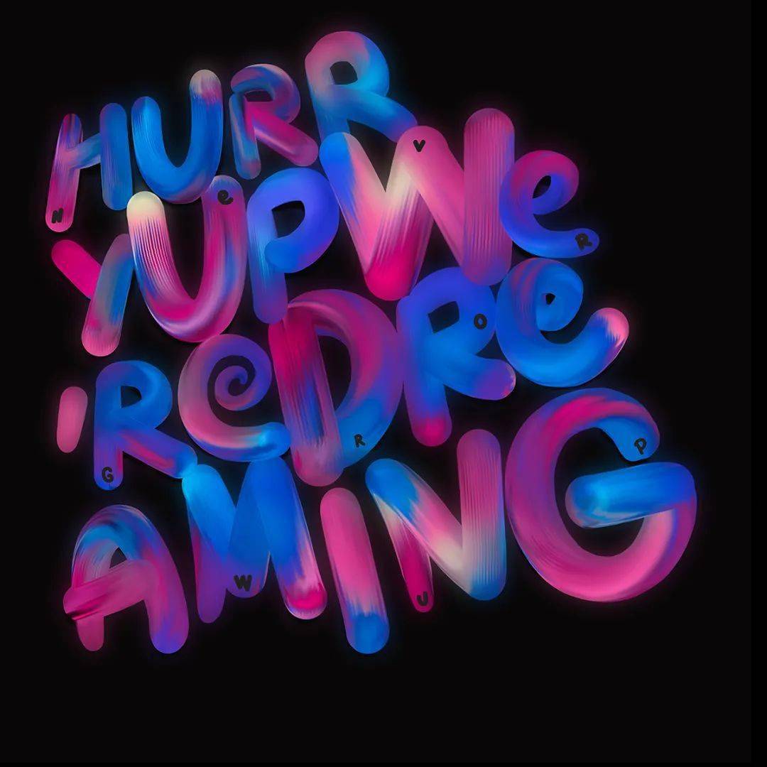 这一波英文字体够炫酷够前卫