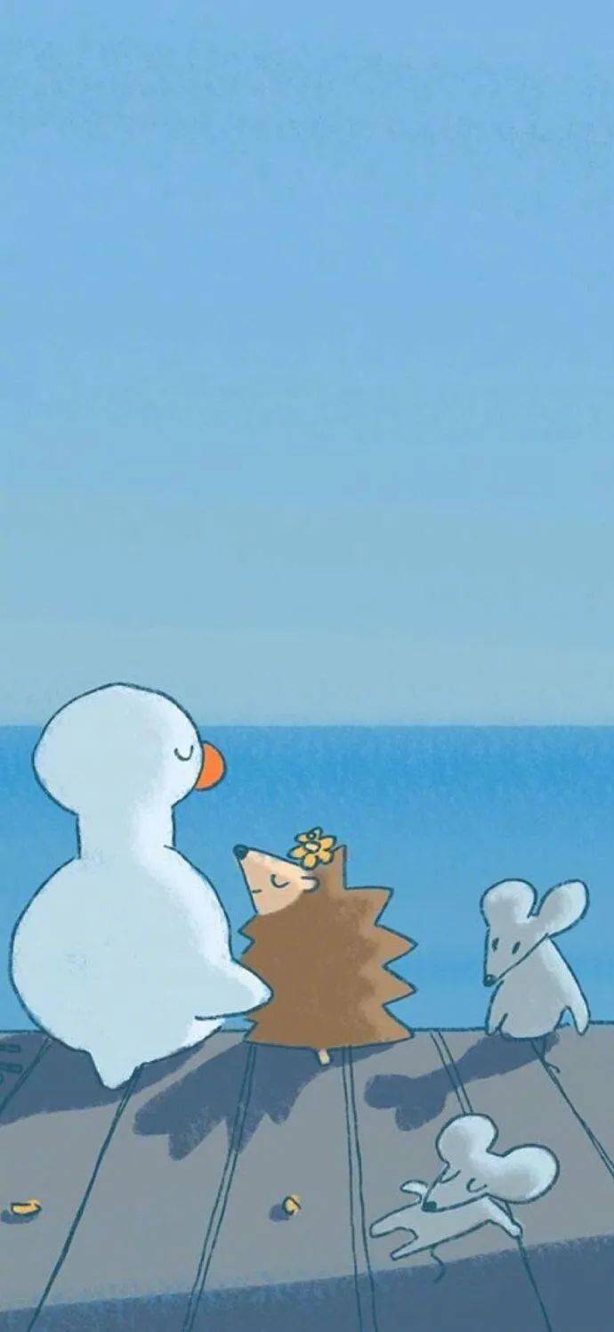 动物插画 | 超级可爱的鸭鸭,鸭鸭真的太可爱了叭