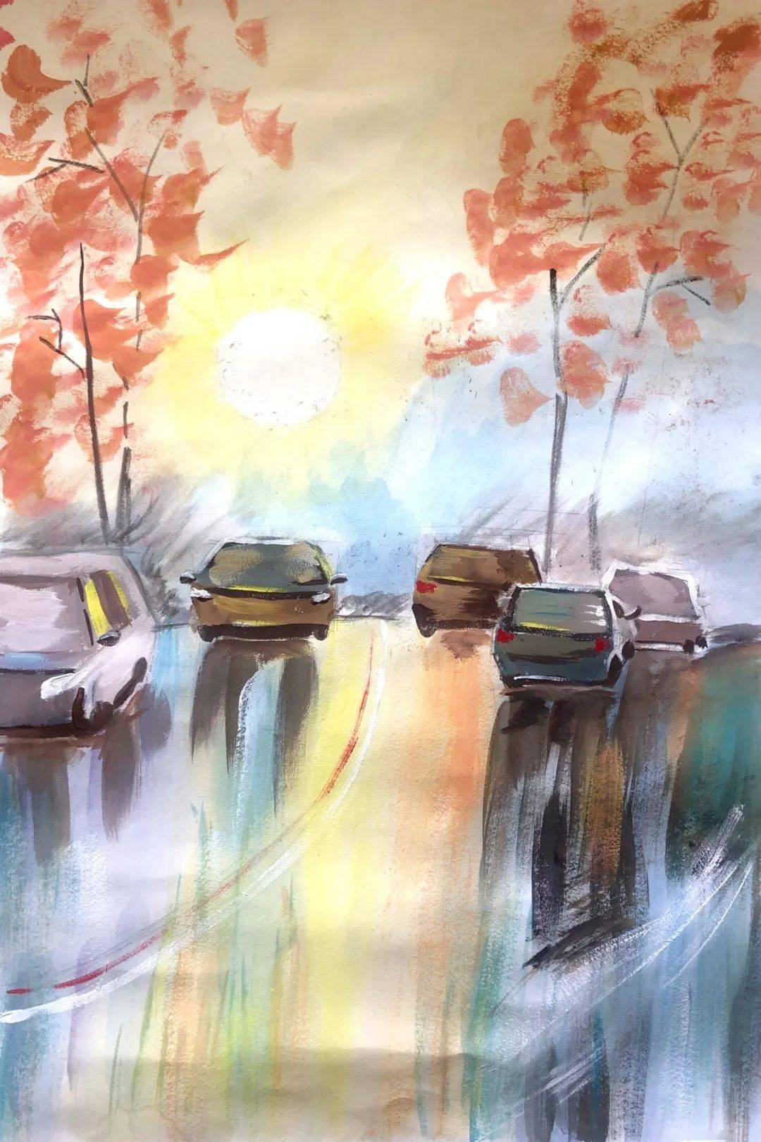 投票最美高速路最美高速人绘画作品投票开始啦