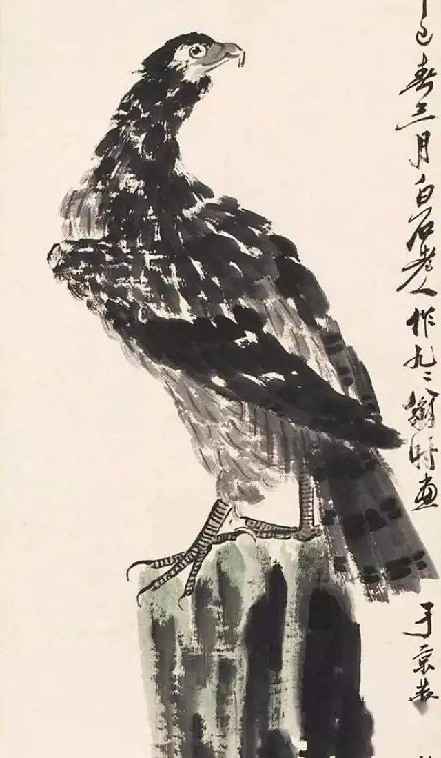 齐白石的鹰4亿,为何无法超越李苦禅的鹰!