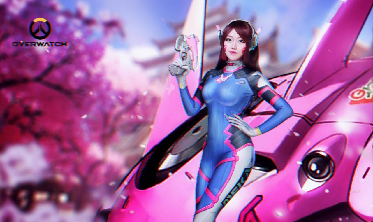 守望先鋒 d.va cosplay