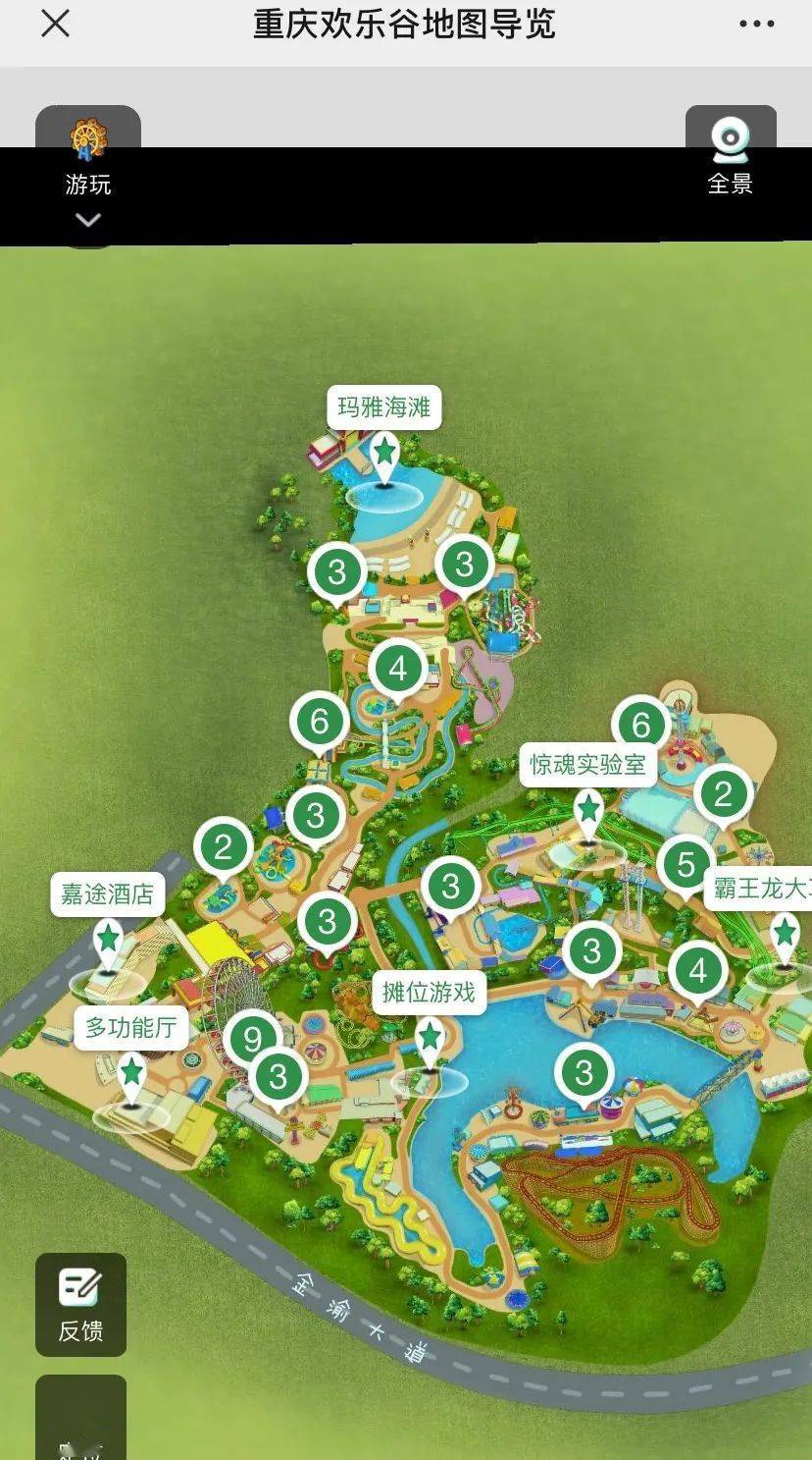 栖霞区欢乐谷地图图片