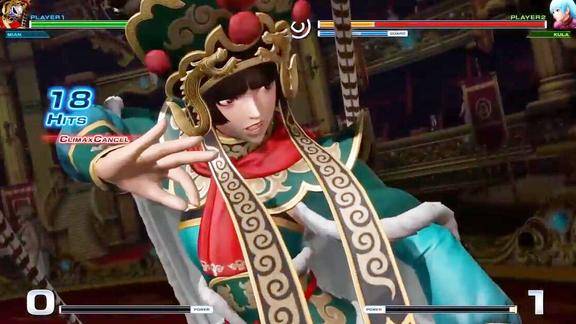 拳皇14中国川剧变脸王美杏连续技教学25连击直接秒杀满血库拉