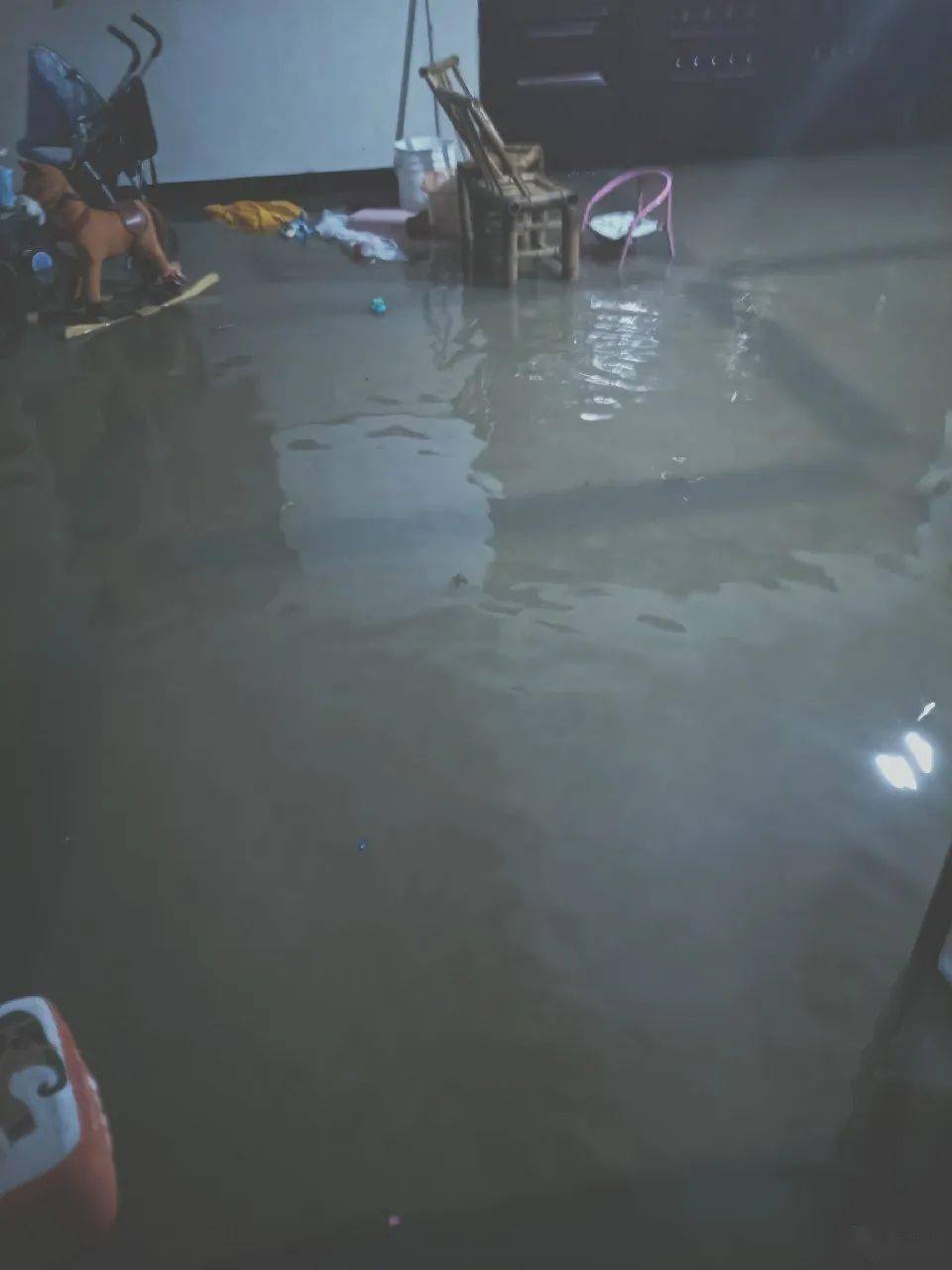 湖州德清暴雨多户家里成温泉家具全被泡