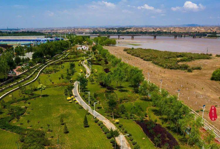 航拍靖远黄河之滨遭"曝光",简直美呆了!