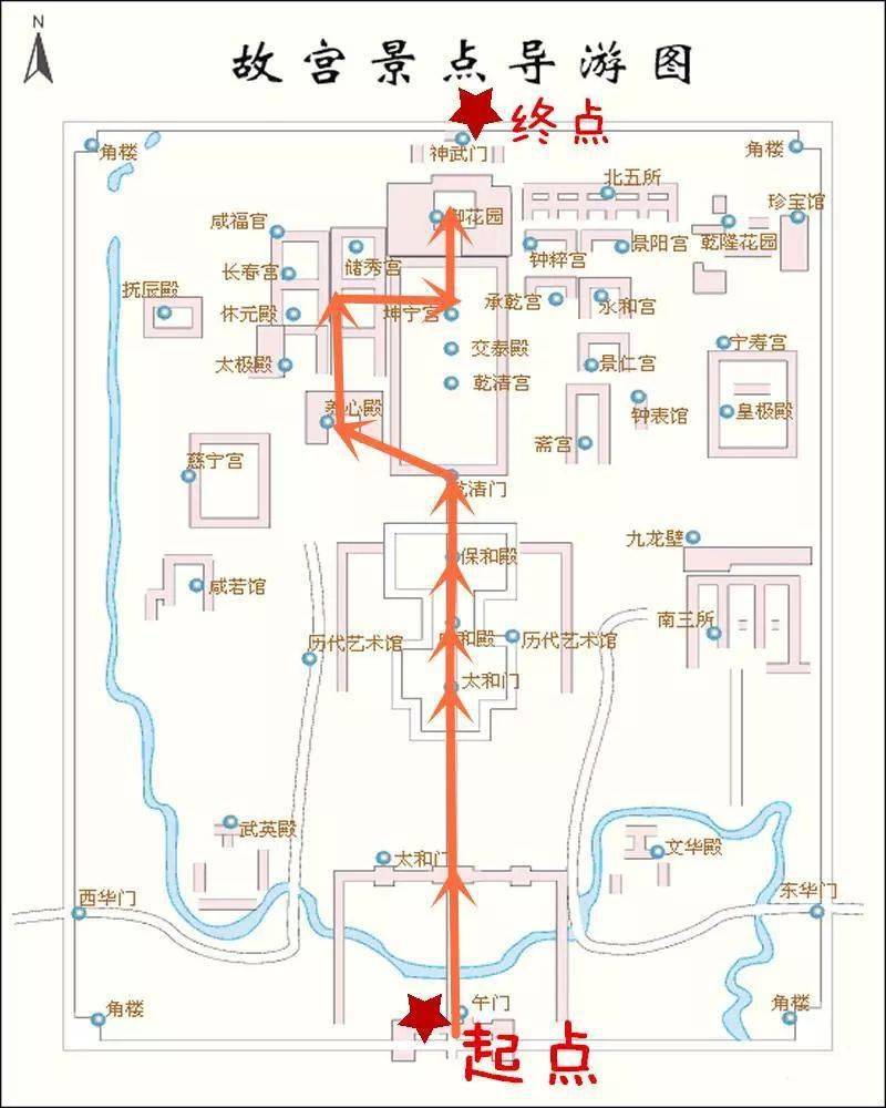 慈宁宫位置图图片