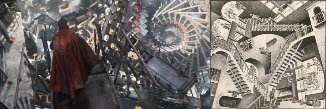 《奇异博士》与埃舍尔作品《相对论》"不可能的楼梯":这就是埃舍尔