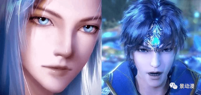 从预告中迷人的小眼睛和背影,从中想象出一个唐三的形象与图片中的