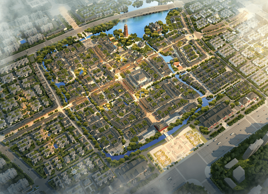 济宁济州古城规划图图片