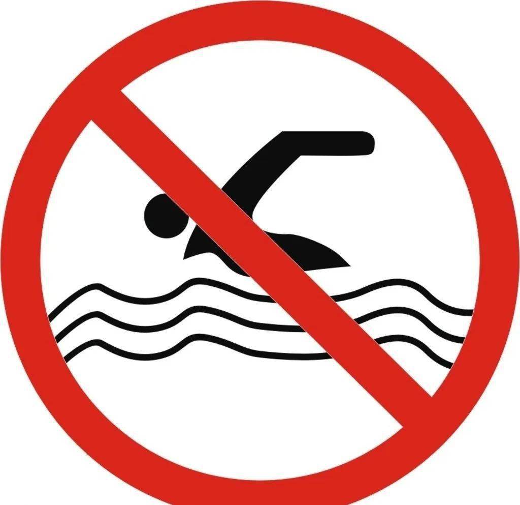 禁止下水标志简笔画图片