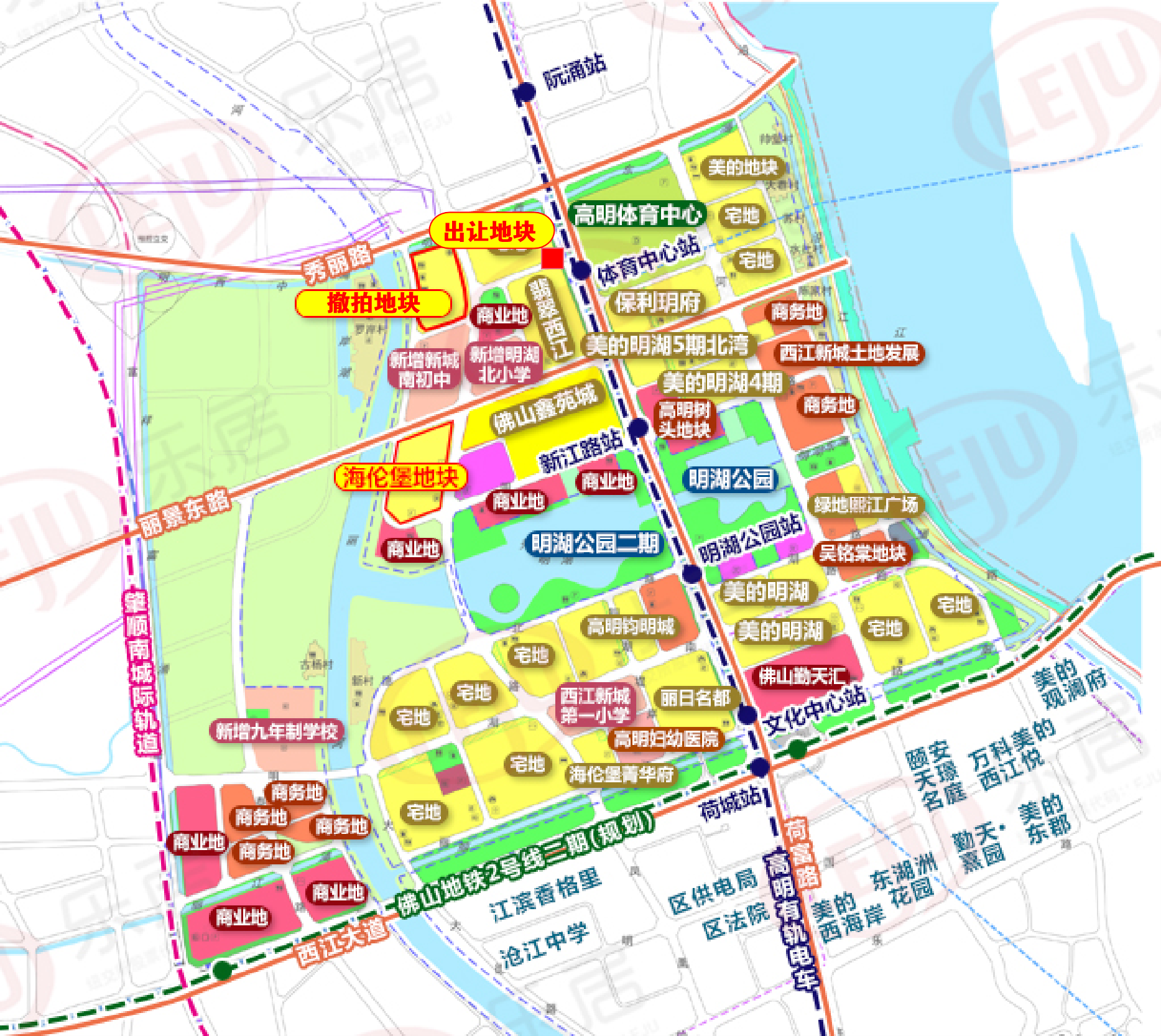 3120万起拍西江新城将新添加油站高明有轨电车沿线旁