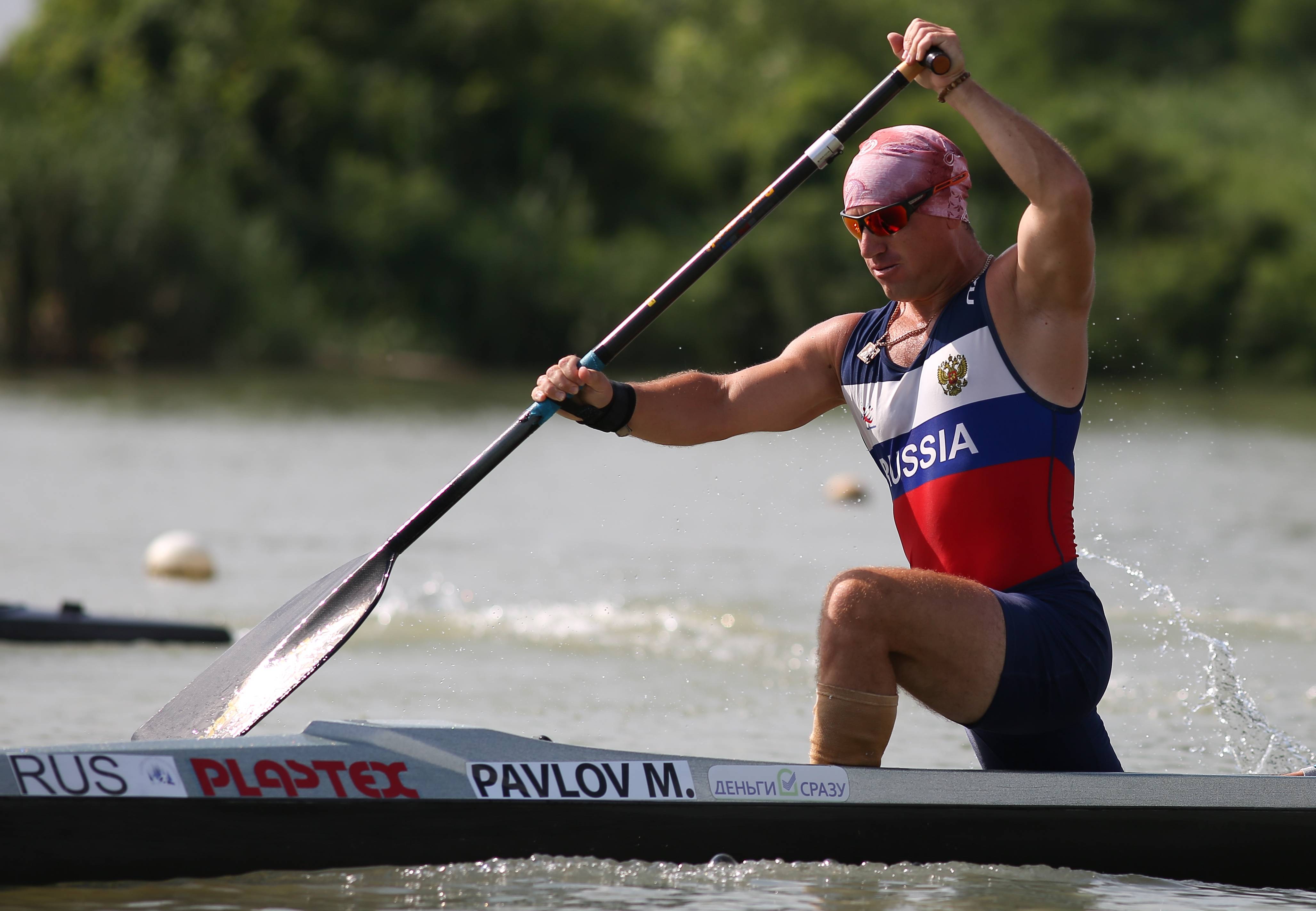 俄罗斯国家皮划艇队进行训练
